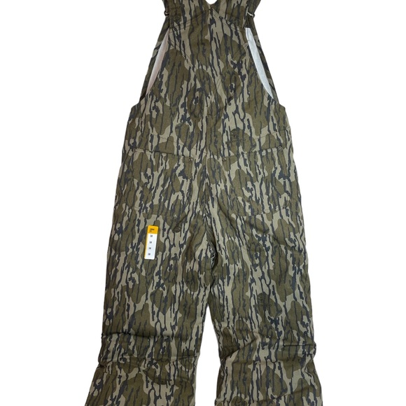 CARHARTT NWT Boys Size 8 Insulated Quilted Camo Mossy Oak Bibs Overalls Camo - Picture 3 of 7